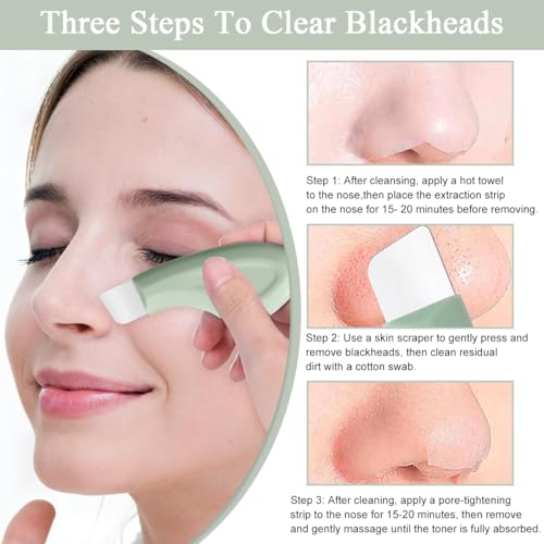 MAYCREATE® Blackhead Removal Tool, Silicone Face Scrubber Black Head Remover for Deep Cleansing, Face Scraper Nose Blackheads Skin Care Tool for Men Women Pore Cleaning, Acne, Whitehead, Comedones 3 PCS MAYCREATE® Blackhead Removal Tool, Silicone Face Scrubber Black Head Remover for Deep Cleansing, Face Scraper Nose Blackheads Skin Care Tool for Men Women Pore Cleaning, Acne, Whitehead, Comedones 3 PCS